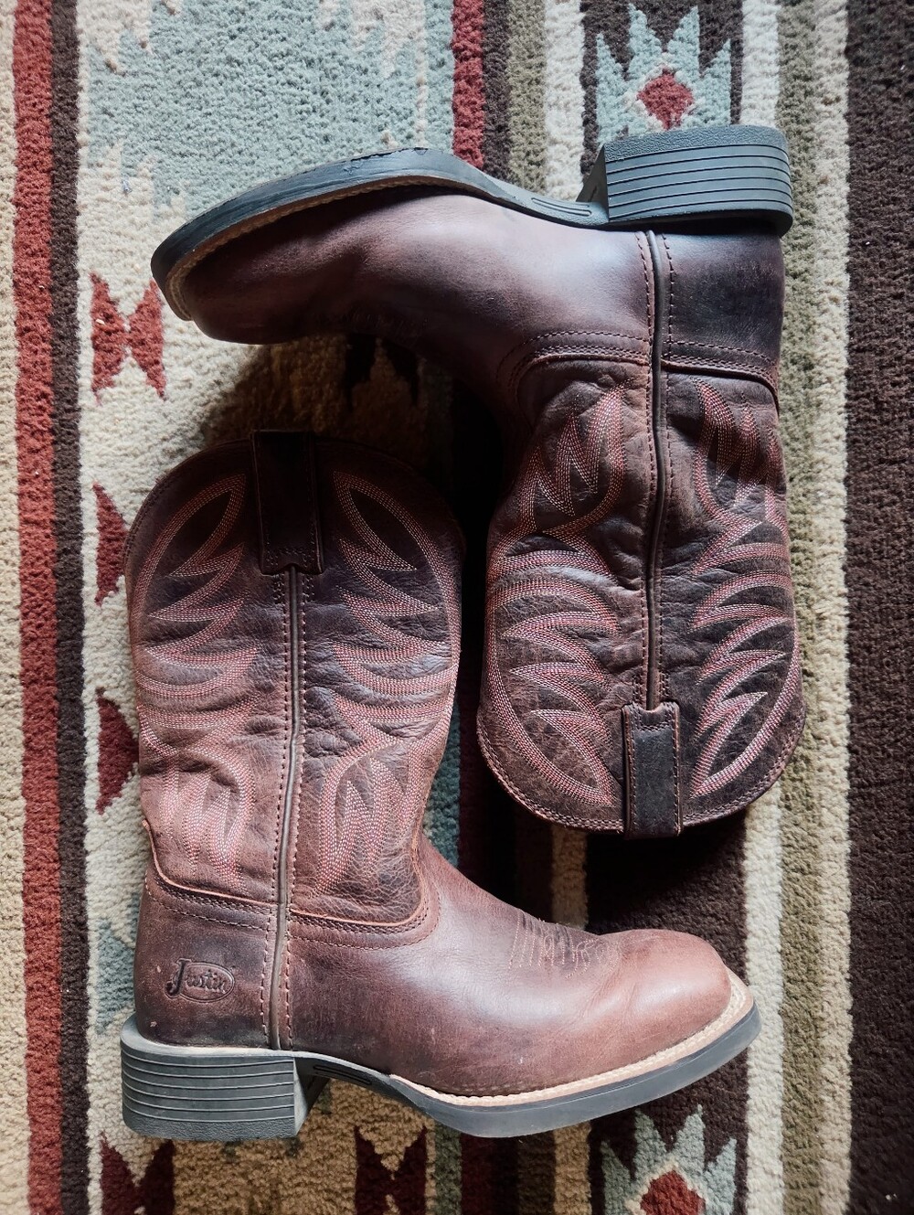 Justin Cowgirl Boots - Picture 2 of 7